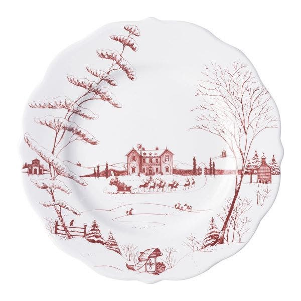 Country Estate Dinner Plate - Winter Frolic - Gaines Jewelers