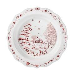 Country Estate Pie Dish - Winter Frolic Ruby - Gaines Jewelers