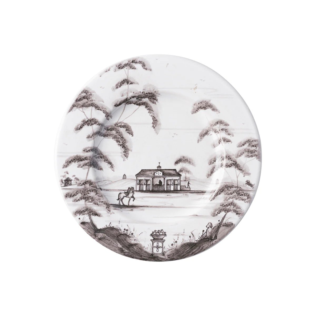Country Estate Side/Cocktail Plate - Flint Grey - Gaines Jewelers