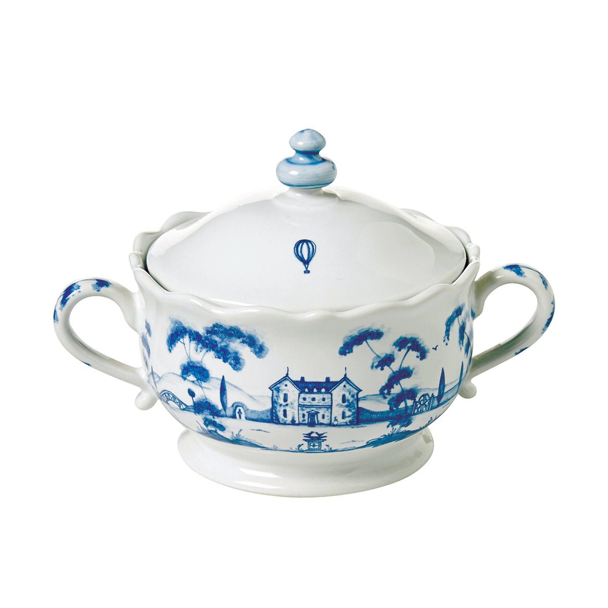 Country Estate Sugar Bowl - Delft Blue - Juliska - Gaines Jewelers