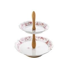 Country Estate Two Tier Server - Winter Frolic - Gaines Jewelers