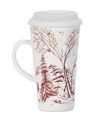 Country Estate Winter Frolic Ruby Travel Mug - Gaines Jewelers