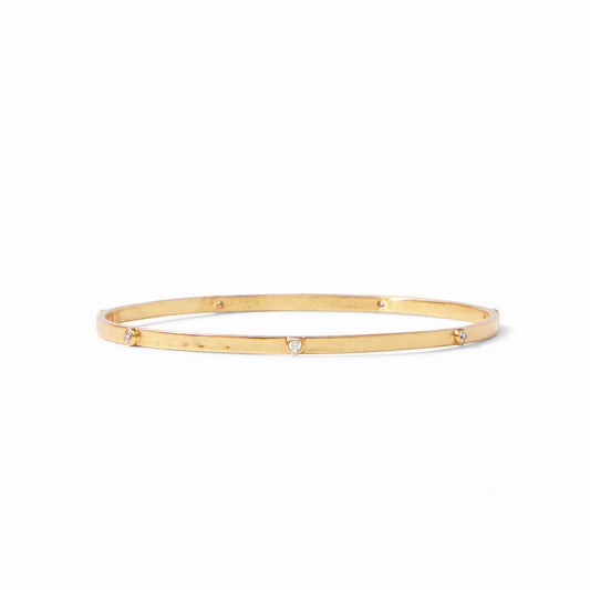 Crescent Stone Bangle - Gaines Jewelers