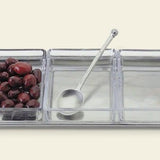 Crudité Tray with handles & Crystal inserts - Match - Gaines Jewelers