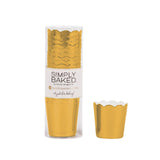 CUP SMALL GOLD METALLIC/25PK - Gaines Jewelers