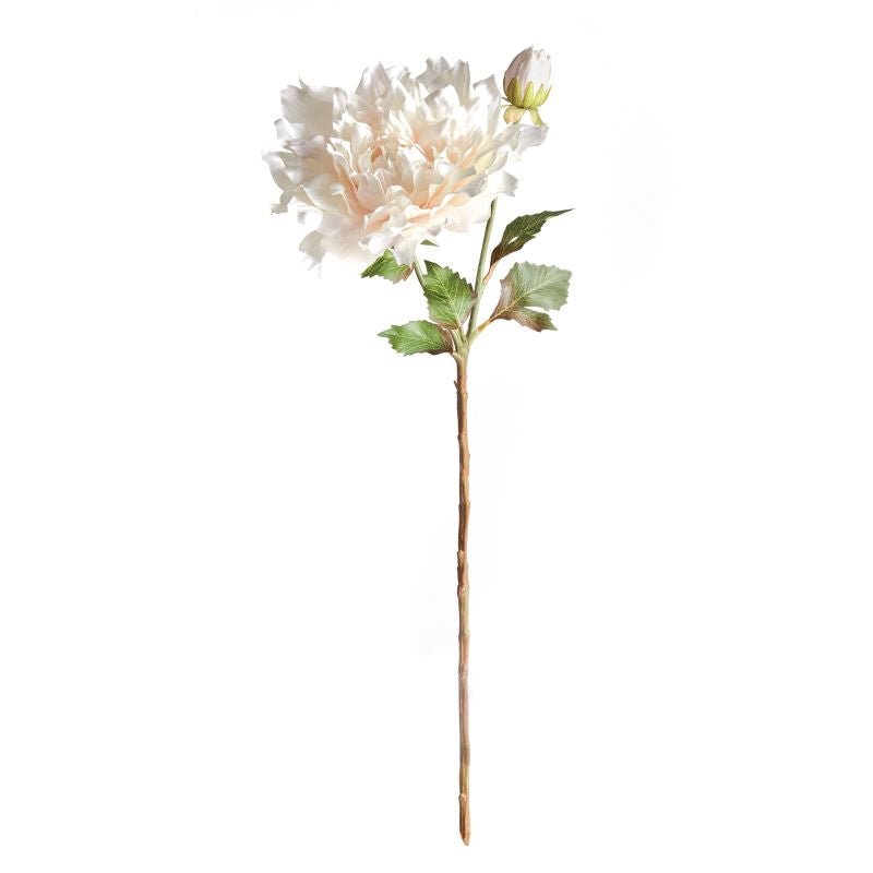 Dahlia Stem 21.5" Cream - Gaines Jewelers