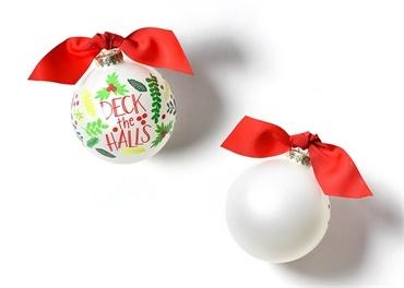 Deck The Halls Glass Ornament - Gaines Jewelers