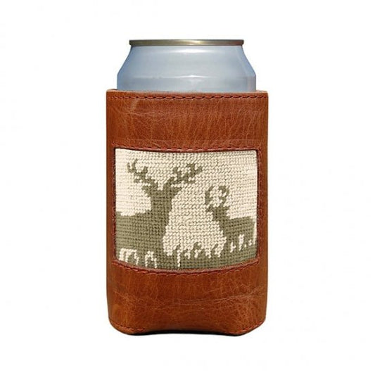 Deer Hunting Needlepoint Can Cooler - Gaines Jewelers