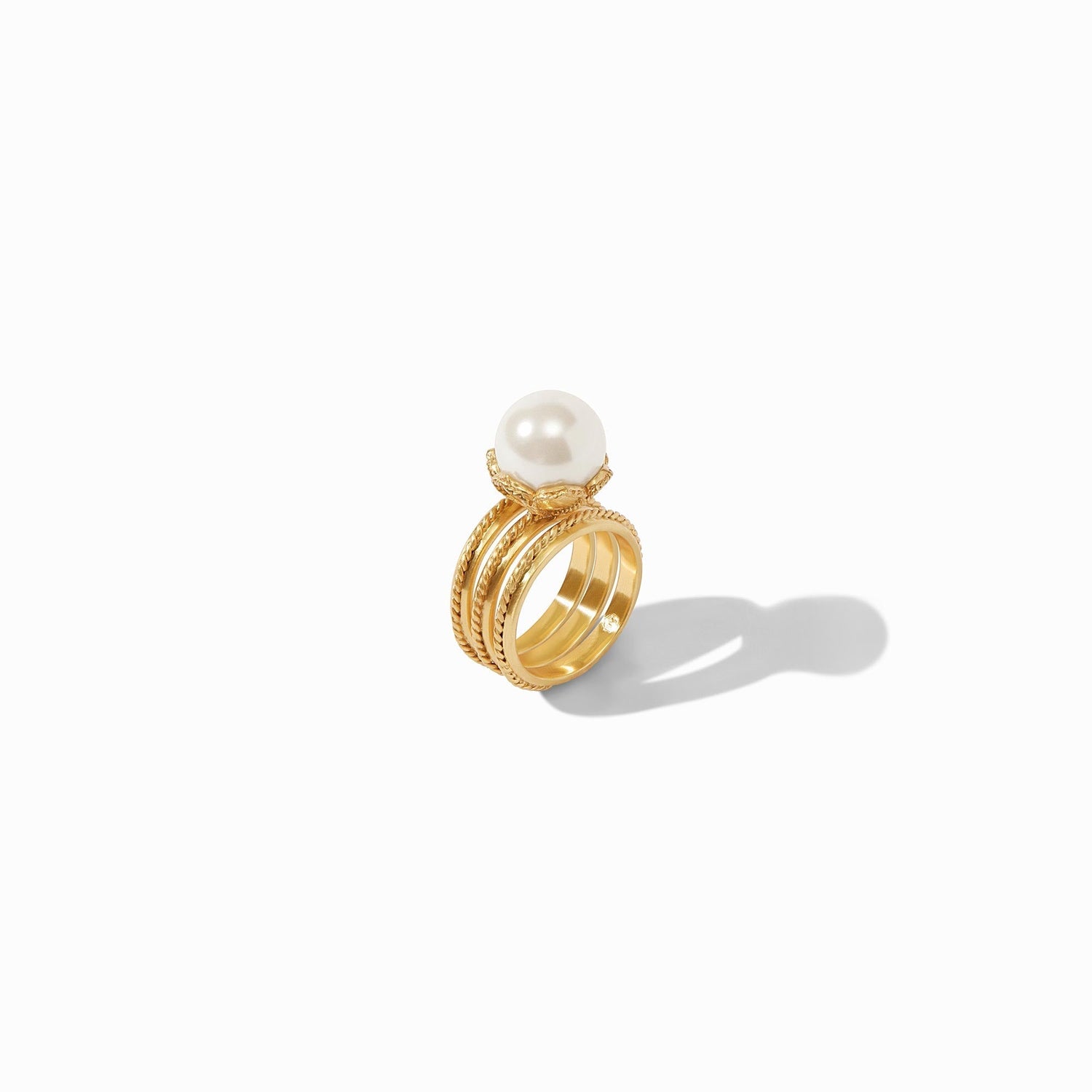 Delphine Pearl Ring Set - Gaines Jewelers