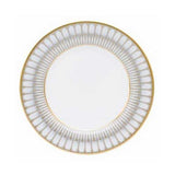 Deshoulieres Arcades Grey & Matte Gold Dessert Plate - Gaines Jewelers