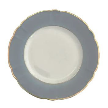 Dessert Plate Colette Gold Lavender - Gaines Jewelers
