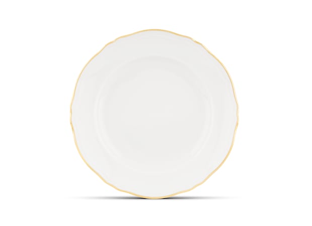 Dessert Plate Corona Oro - Ginori - Gaines Jewelers