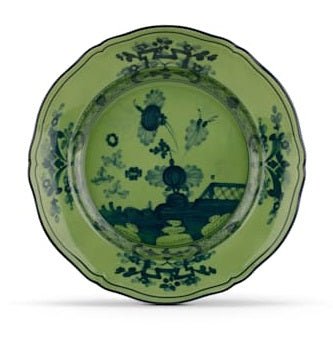 Dessert Plate Oriente Italiano Malachite - Gaines Jewelers