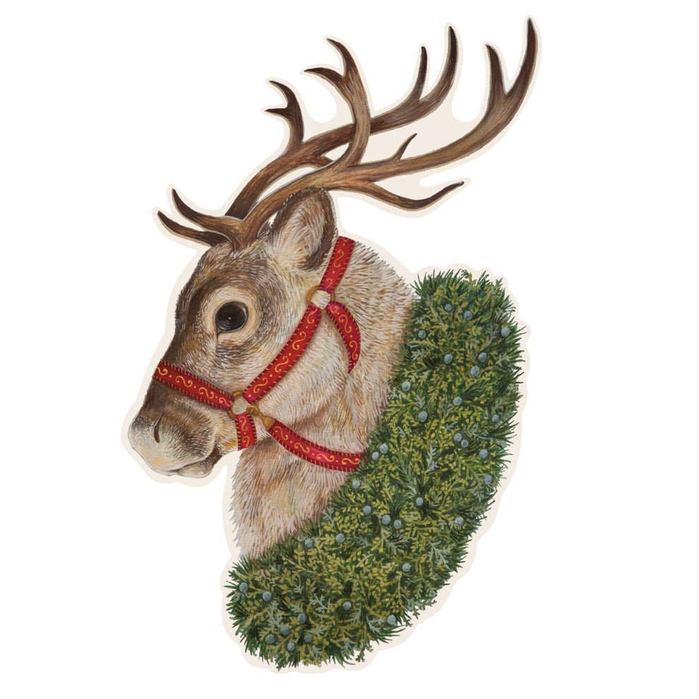 Die-Cut Reindeer Placemat - Gaines Jewelers