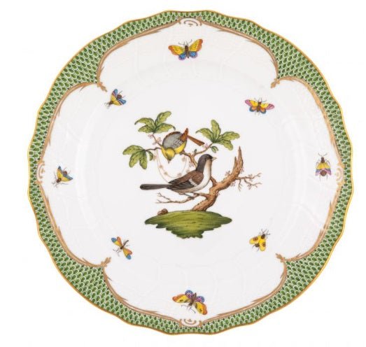 Dinner Plate Motif 1 Rothschild Bird - Gaines Jewelers