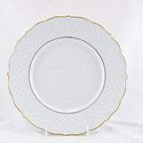 Dinner Plate White & Gold Empire - Anna Weatherley - Gaines Jewelers