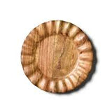 Dinner Plate Wood Ruffle - Gaines Jewelers