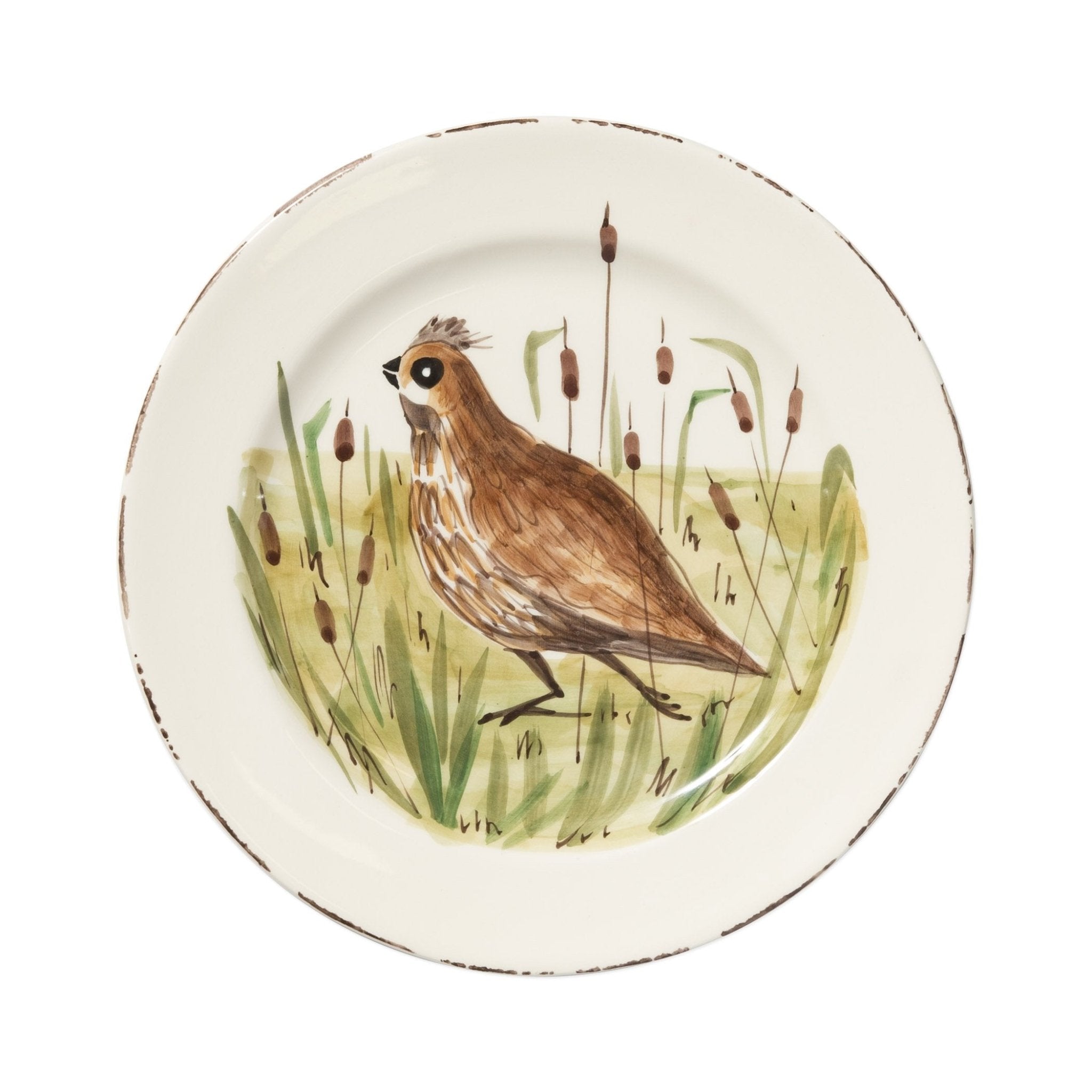 DP Wildlife Quail Dinner Plate - Gaines Jewelers