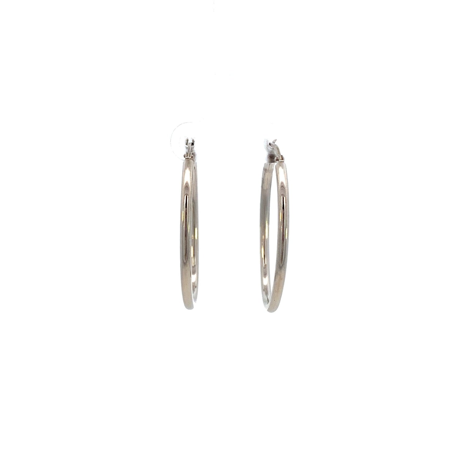 Earrings oval hoop 22 x 28mm - Gaines Jewelers