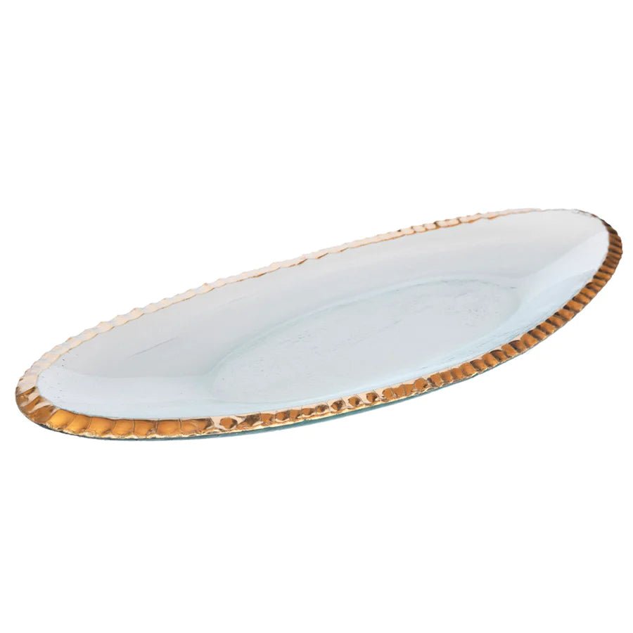 Edgey Oblong Tray Gold - Gaines Jewelers