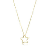 egirl 14" Necklace Small Gold Charm - Gaines Jewelers