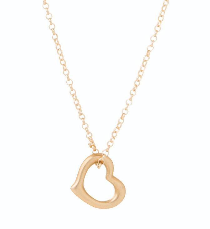 egirl 14" Necklace Small Gold Charm - Gaines Jewelers