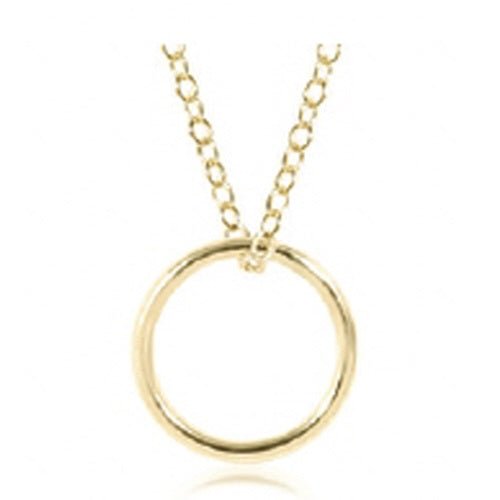 egirl 14" Necklace Small Gold Charm - Gaines Jewelers