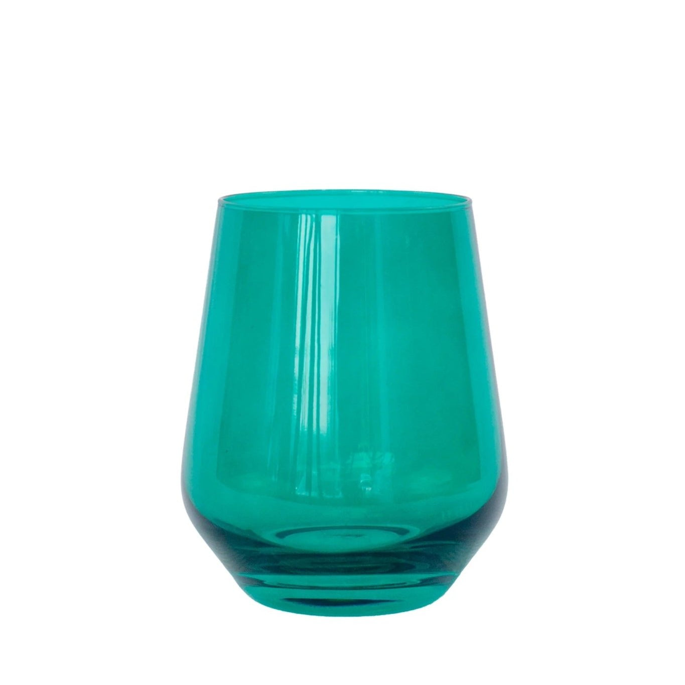 Emerald Stemless Wine - Estelle Colored Glass - Gaines Jewelers