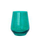 Emerald Stemless Wine - Estelle Colored Glass - Gaines Jewelers