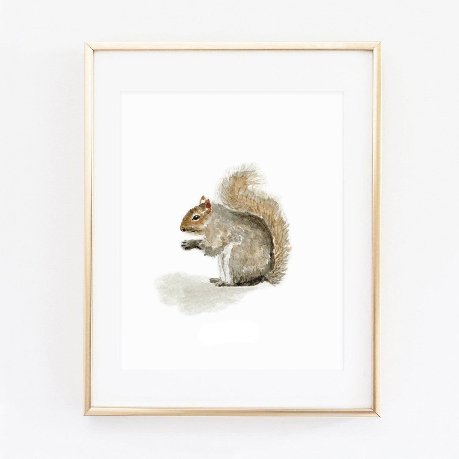 emily lex studio - squirrel art print - Gaines Jewelers