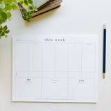 emily lex studio - this week - weekly planner notepad - Gaines Jewelers