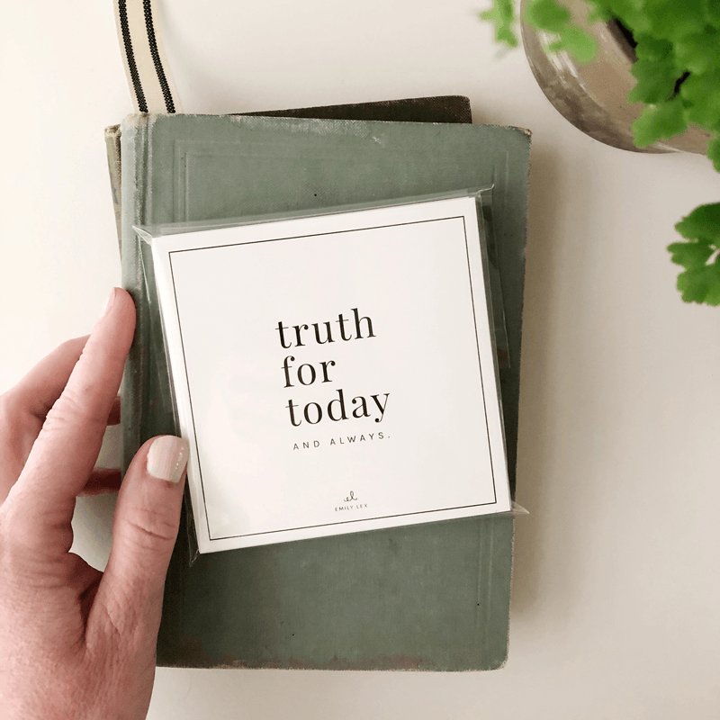 emily lex studio - truth for today cards - Gaines Jewelers