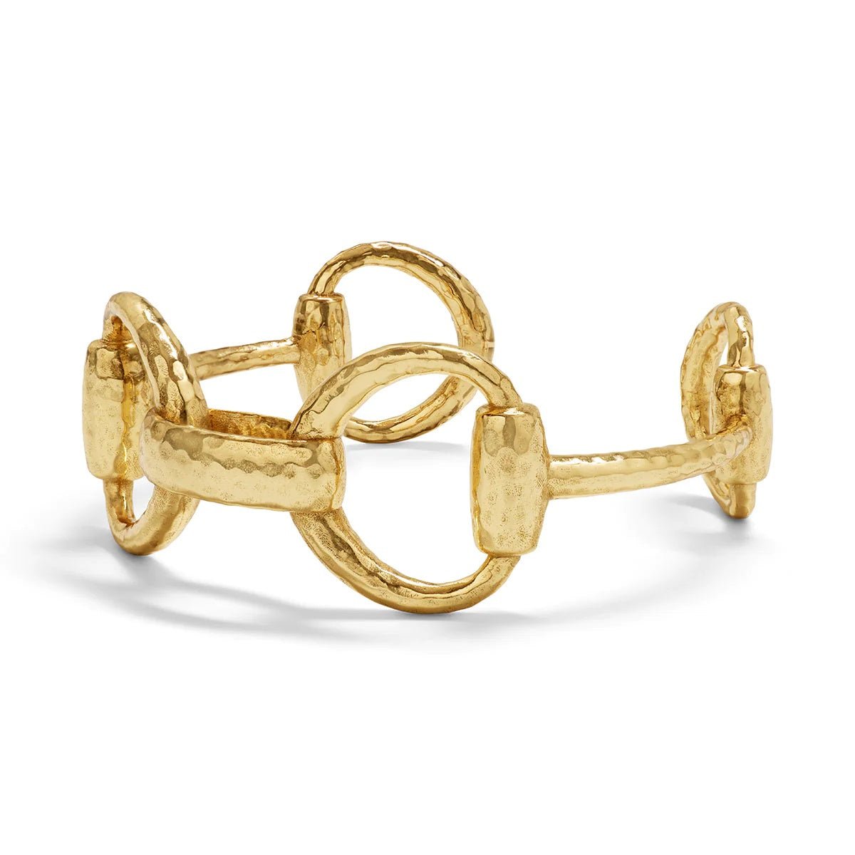 Equestrian Gold Snaffle Bit Link Cuff - Gaines Jewelers