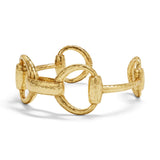 Equestrian Gold Snaffle Bit Link Cuff - Gaines Jewelers
