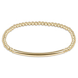 extends bliss bar 3mm bead bracelet - Gaines Jewelers