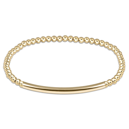 extends bliss bar 3mm bead bracelet - Gaines Jewelers