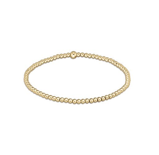 extends-Classic Gold Bead Bracelet - Gaines Jewelers