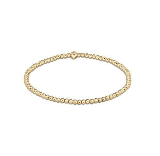 extends-Classic Gold Bead Bracelet - Gaines Jewelers