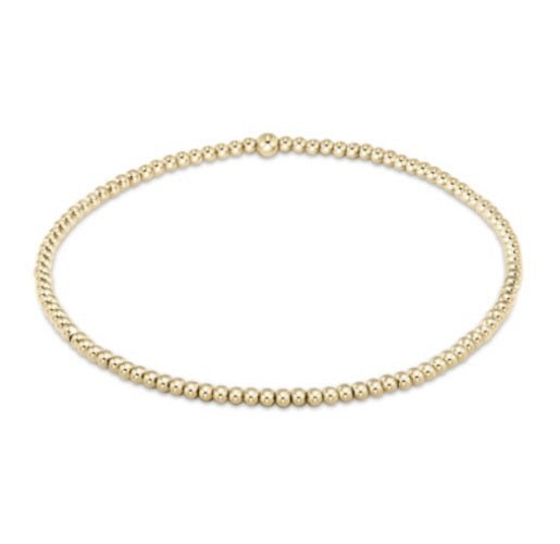 extends-Classic Gold Bead Bracelet - Gaines Jewelers