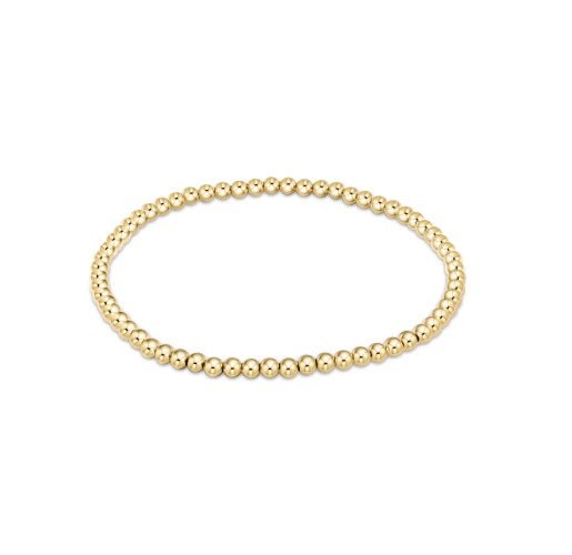 extends-Classic Gold Bead Bracelet - Gaines Jewelers