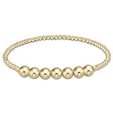 extends-Classic Gold Beaded Bliss Bead Bracelet - Gaines Jewelers