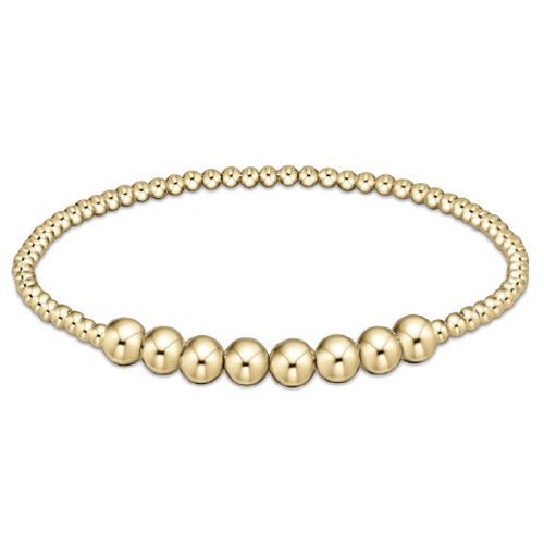 extends-Classic Gold Beaded Bliss Bead Bracelet - Gaines Jewelers