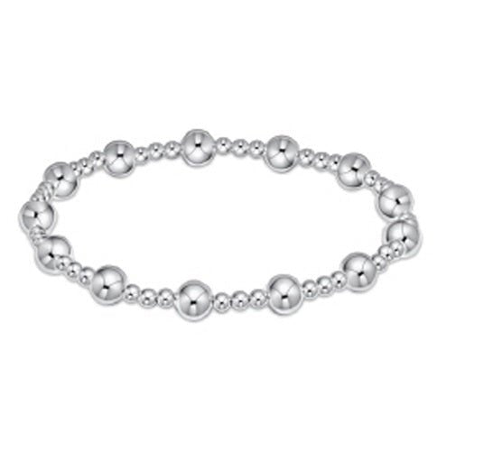 extends Classic Sincerity Sterling Pattern Bead Bracelet - Gaines Jewelers