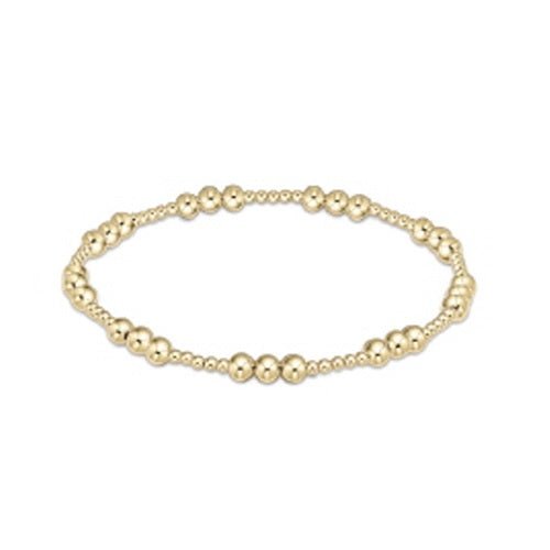 extends Gold Classic Joy Pattern Bead Bracelet - Gaines Jewelers
