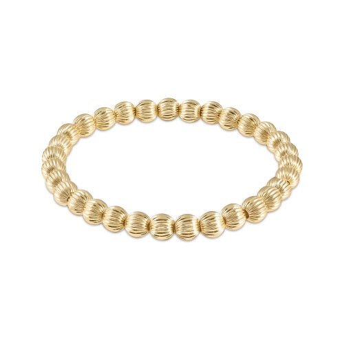 extends gold dignity 4mm bead bracelet - Gaines Jewelers