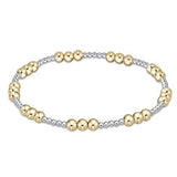 extends Mixed Metal Classic Joy Pattern Bead Bracelet - Gaines Jewelers