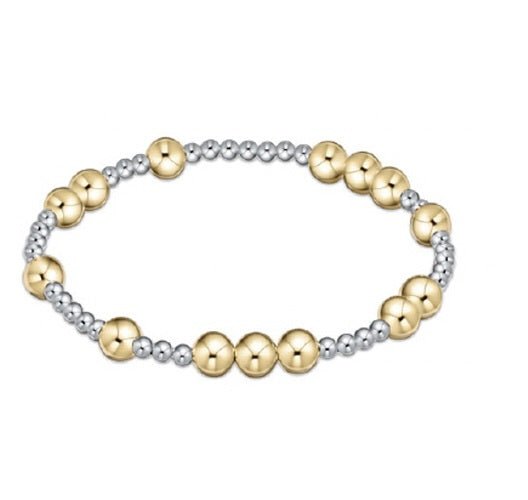 extends Mixed Metal Hope Unwritten Bead Bracelet - Gaines Jewelers