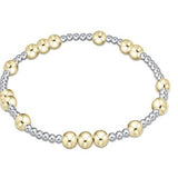 extends Mixed Metal Hope Unwritten Bead Bracelet - Gaines Jewelers