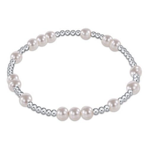 extends Sterling Hope Unwritten Bead Bracelet - Pearl - Gaines Jewelers