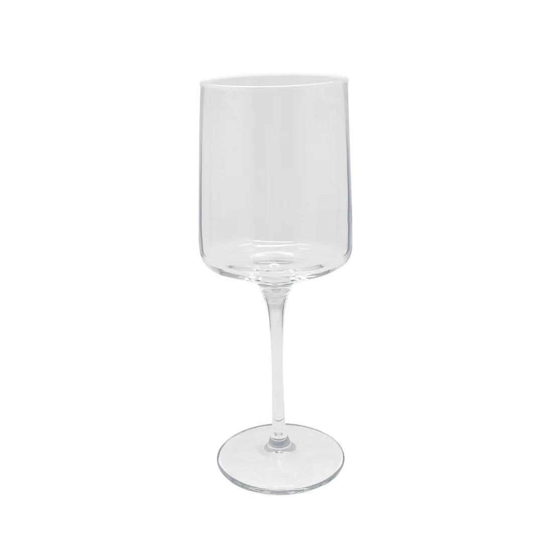 Fine Line Clear with White Rim Wine Glass Set of 4 - Gaines Jewelers